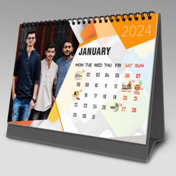 Personalized Desktop Calendar | Table top Photo Calendar